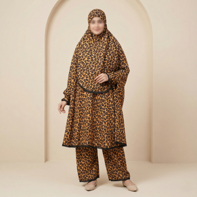 Elegant Palazzo long Khimar Set